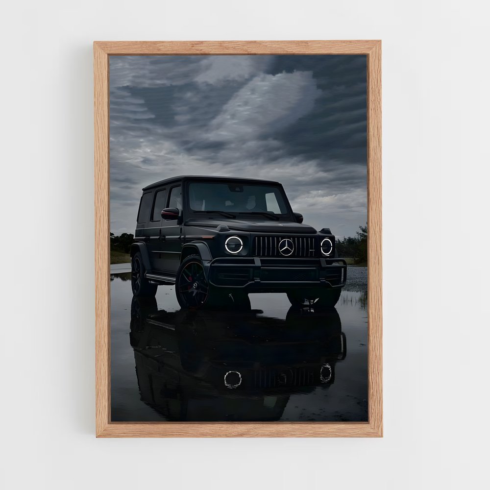 Poster Inondation Urbaine – affiche Mercedes (vue 4)